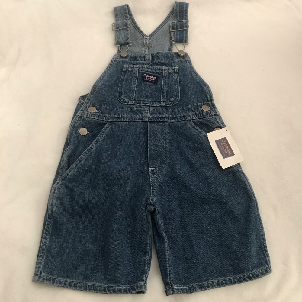 NWT OshKosh B’Gosh Denim Short Overalls